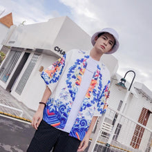 Load image into Gallery viewer, Okinawan dragon kimono T-shirt