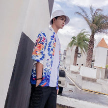 Load image into Gallery viewer, Okinawan dragon kimono T-shirt