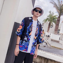 Load image into Gallery viewer, Okinawan dragon kimono T-shirt