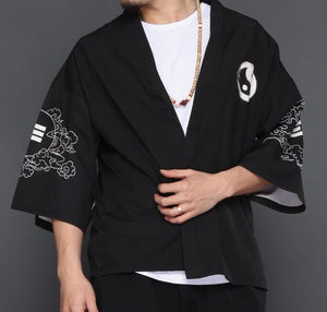 Yin yang Japanese kimono T-shirt