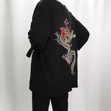 Load image into Gallery viewer, Japanese kimono flower dragon T-shirt