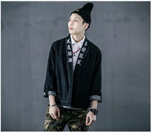 Load image into Gallery viewer, Kanji denim jacket