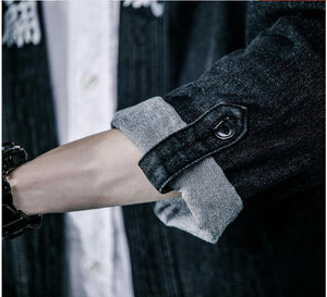 Kanji denim jacket