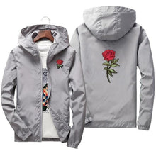 Load image into Gallery viewer, Rose design windbreaker jacket ver.1