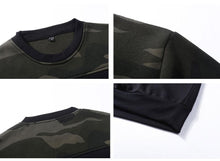 Load image into Gallery viewer, Camo sleeve sweatshirt