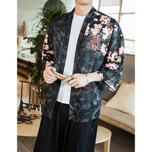Load image into Gallery viewer, Sakura dragon kimono style T-shirt