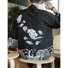 Load image into Gallery viewer, Cloud wave Japanese kimono style T-shirt