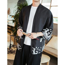 Load image into Gallery viewer, Cloud wave Japanese kimono style T-shirt