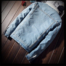Load image into Gallery viewer, Vintage fleece lined jean jacket