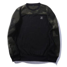 Load image into Gallery viewer, Camo sleeve sweatshirt