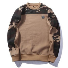 Load image into Gallery viewer, Camo sleeve sweatshirt