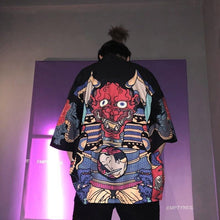 Load image into Gallery viewer, Japanese oni kimono T-shirt