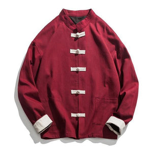 Retro solid Tang Dynasty jacket