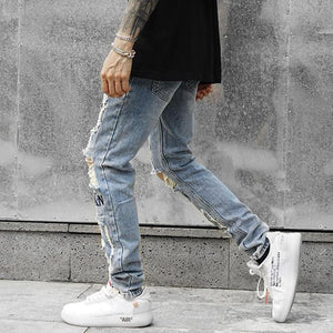 Graffiti reflector jeans
