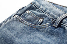 Load image into Gallery viewer, Graffiti reflector jeans