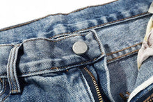 Load image into Gallery viewer, Graffiti reflector jeans
