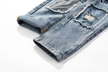 Load image into Gallery viewer, Graffiti reflector jeans