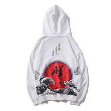 Load image into Gallery viewer, Rising waves Kanji hoodie