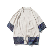 Load image into Gallery viewer, Japanese style linen kimono T-shirt