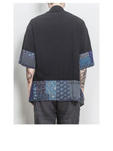 Load image into Gallery viewer, Japanese style linen kimono T-shirt
