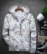 Load image into Gallery viewer, Ink splatter windbreaker