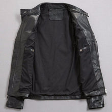 Load image into Gallery viewer, Genuine sheepskin leather jacket for men