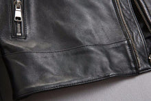 Load image into Gallery viewer, Genuine sheepskin leather jacket for men