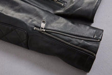 Load image into Gallery viewer, Genuine sheepskin leather jacket for men