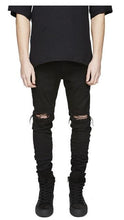 Load image into Gallery viewer, Distressed skinny ripped jeans