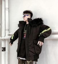 Load image into Gallery viewer, Large hood reflector camo jacket