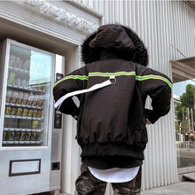 Load image into Gallery viewer, Large hood reflector camo jacket