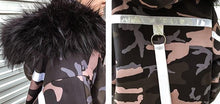 Load image into Gallery viewer, Large hood reflector camo jacket