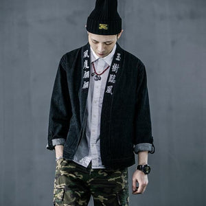 Kanji denim jacket