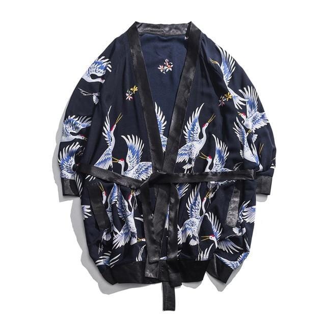 Crane kimono