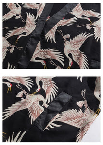 Crane kimono