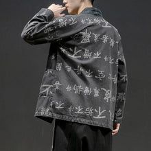 Load image into Gallery viewer, Kanji text kimono