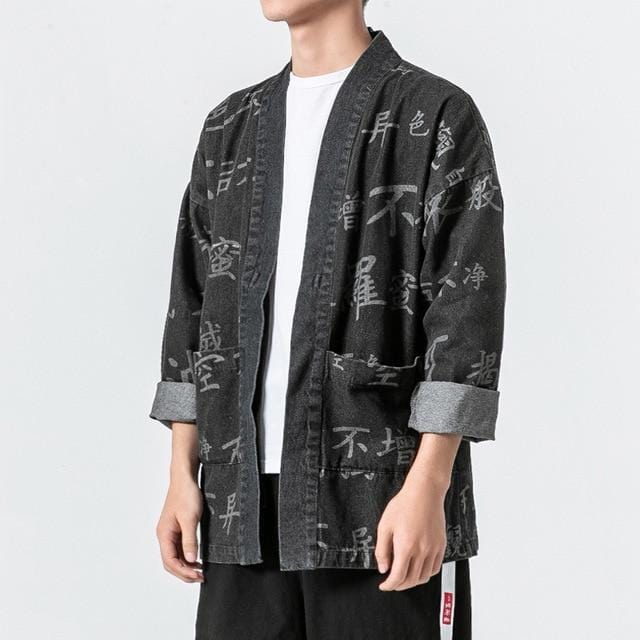 Kanji text kimono