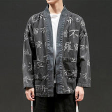 Load image into Gallery viewer, Kanji text kimono