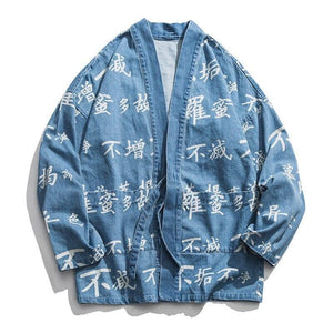 Kanji text kimono