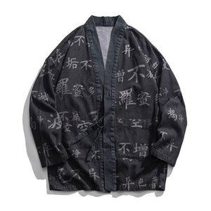 Kanji text kimono