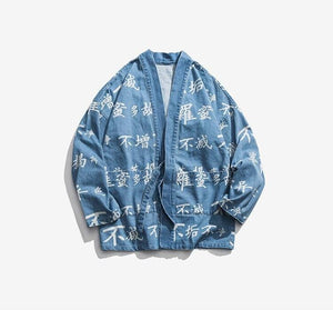Kanji text kimono