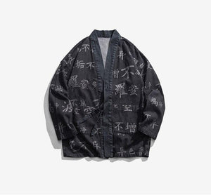 Kanji text kimono