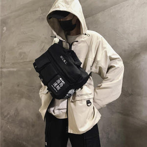 Forward kanji messenger bag